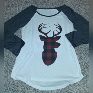 Women's Buffalo Plaid Baseball Shirt